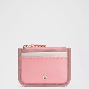 Lululemon Athletica Pink and White Wallet